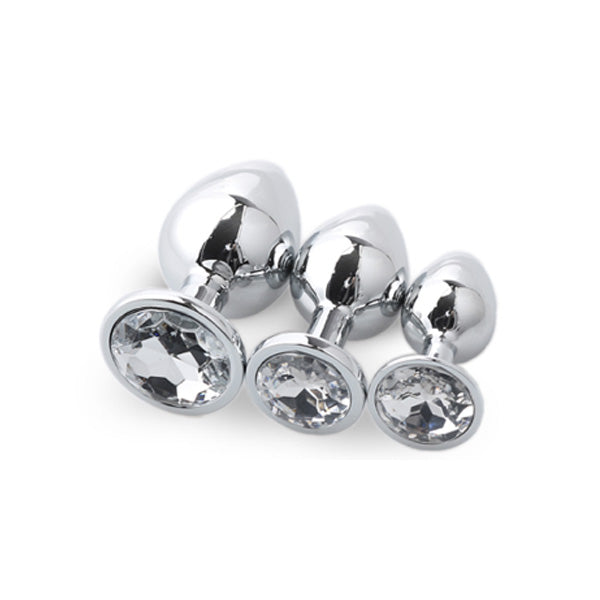 Zeds Production Crystal Colour Anal Plug - White
