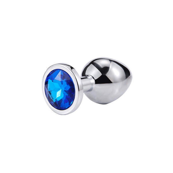 Zeds Production Crystal Colour Anal Plug - Deep Blue