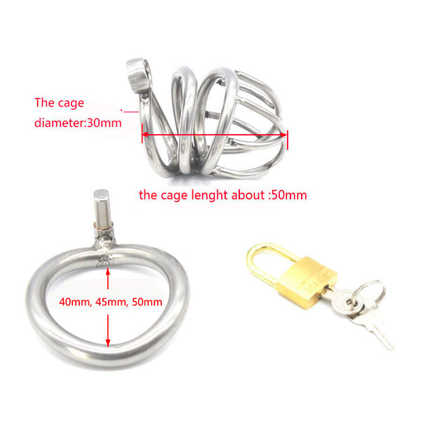 Zeds Production S8 Stainless Steel Chastity Device