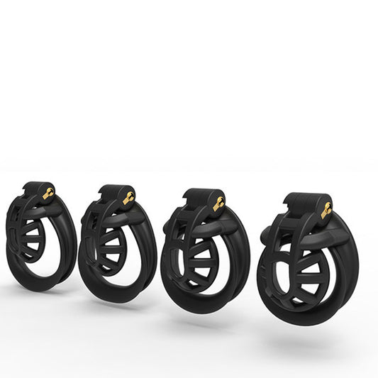 chastity cage cobra +ve 1 with 4 sizes ring