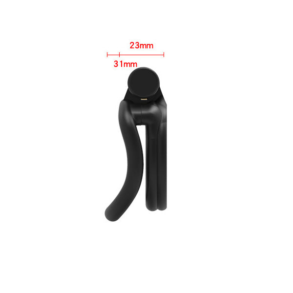 flat chastity cage v4 side view with measurement