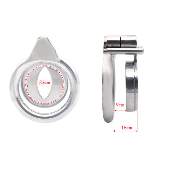chastity cage c6 with measurement