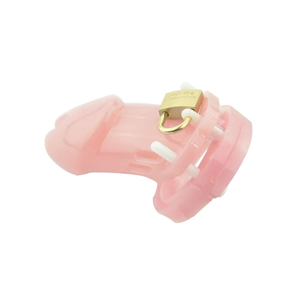Zeds Production D8 Chastity Device - Pink Long