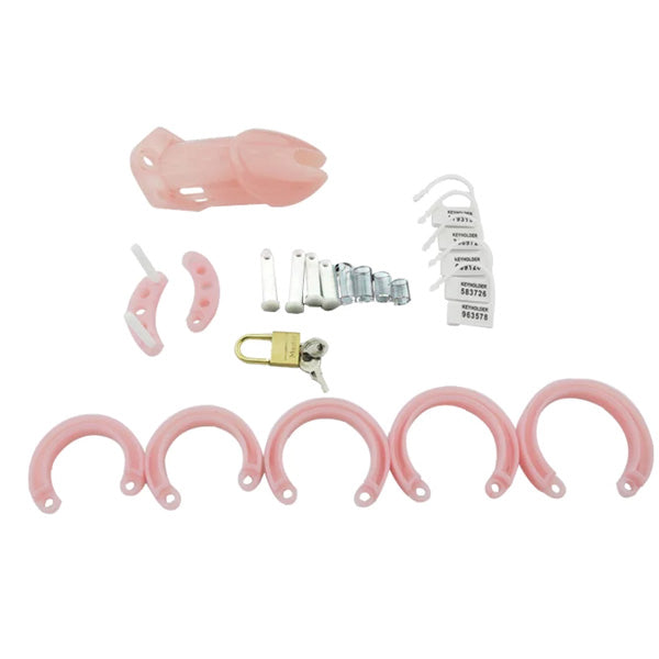 Zeds Production D8 Chastity Device - Pink Long