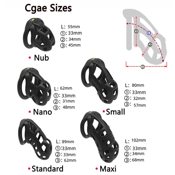 Cobra 6.1 Chastity Cage - Maxi