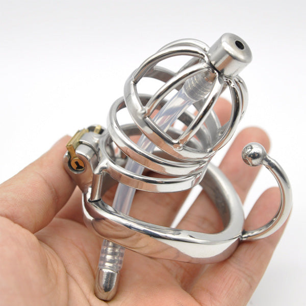 chasttity cage z11 holding on hand