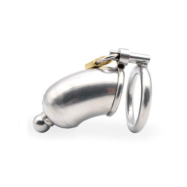 Stainless Steel Chastity Cage Z12 with Removable Urethral Insert