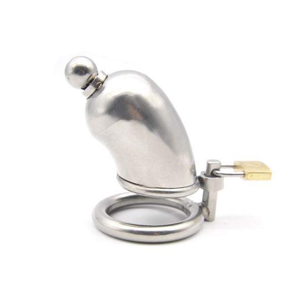 Stainless Steel Chastity Cage Z12 with Removable Urethral Insert