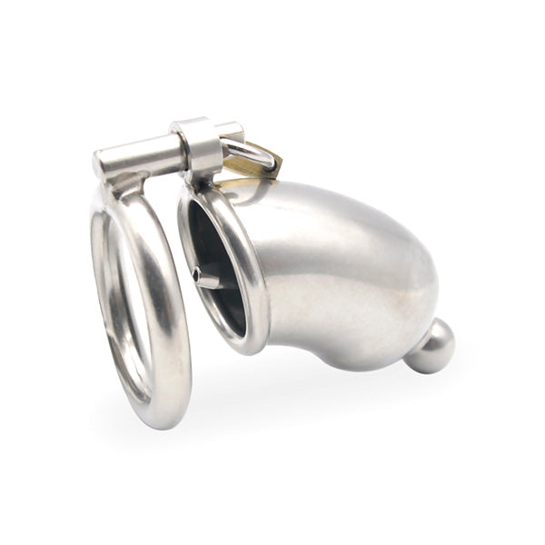Stainless Steel Chastity Cage Z12 with Removable Urethral Insert