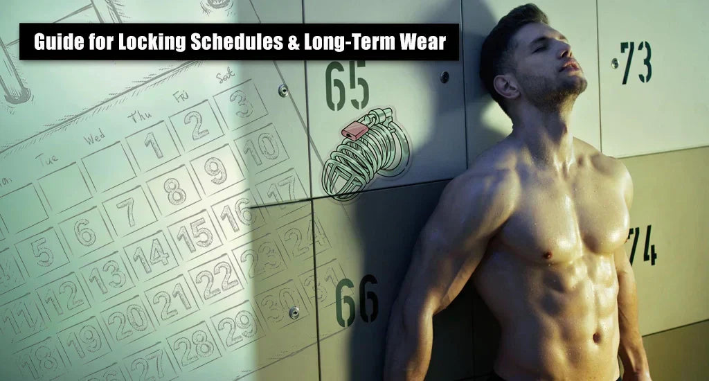 chastity locking schedule for a chastity cage beginner