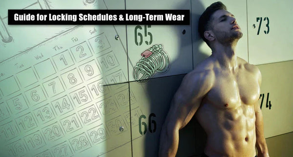 chastity locking schedule for a chastity cage beginner