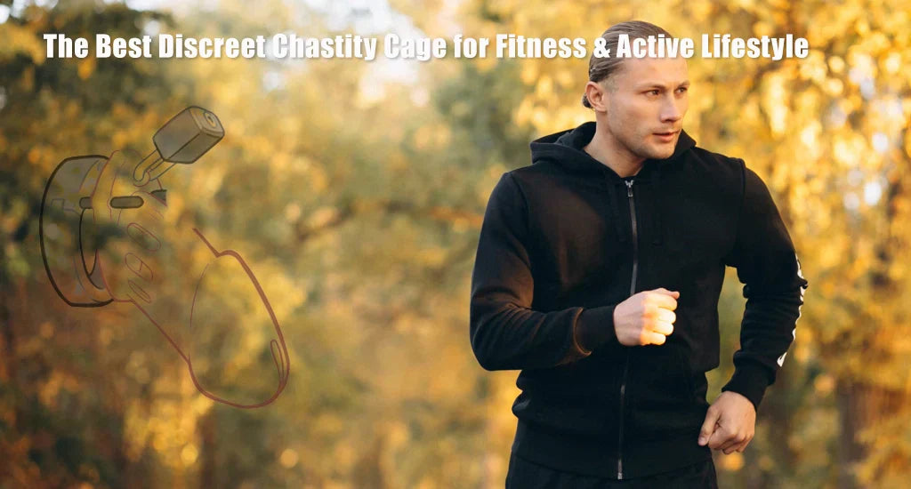 chastity cage for running, cycling and fitness training