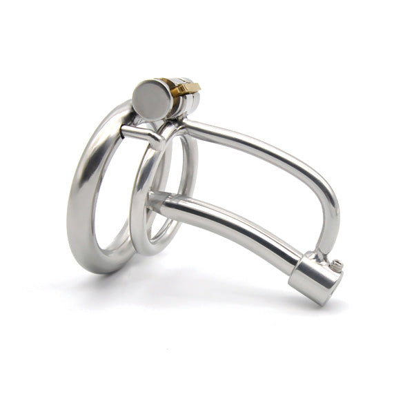 Stainless Steel Urethral Chastity Cage side view