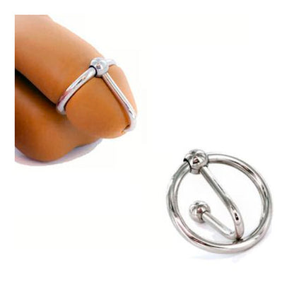 Sperm Stopper with Glans Ring U11 on a penis