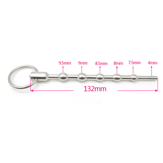 Penis Plug with Ring U03 with measurement 