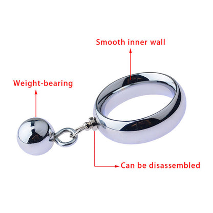Heavy Donut with Weight Bearing Cock Ring with details explain