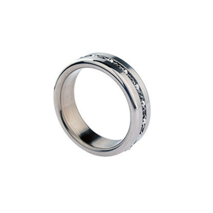 Cock Ring with Ball Chain Inlay TS07 Zeds Production