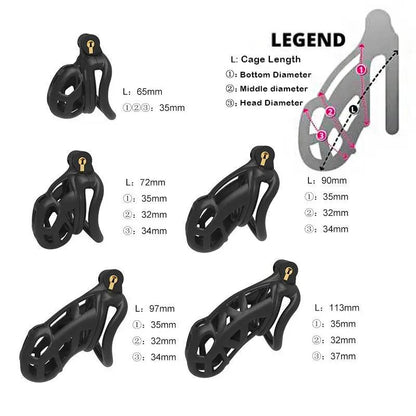 Cobra Chastity Cage - XS Zeds Production