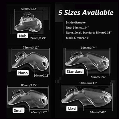 cock lock v5 in different sizes