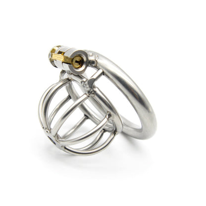 s7 chastity cage side view