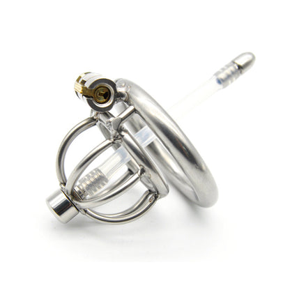 chastity cage s7 with urethral tube