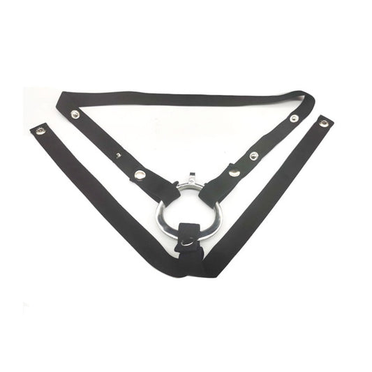 Zeds Production Chastity Cage 3 ways Support Anti-falling Belt with Ring