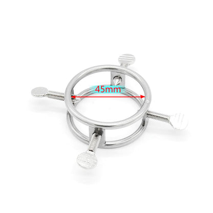 TS01 Stainless Steel Cock Ring with measurement