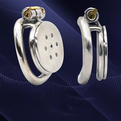 Flat Chastity Cage C41 with Urethral Tube Zeds Production