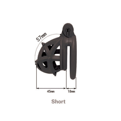 Chastity Cage Diamond With Removable Silicone Spikes - Short Zeds Production