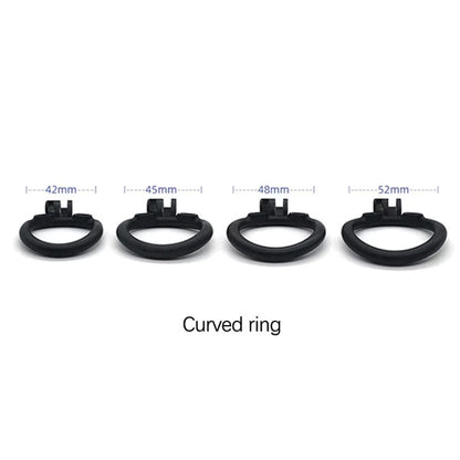 chastity cage ring set