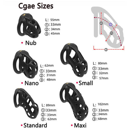 Cobra 6.1 Chastity Cage - Maxi Zeds Production