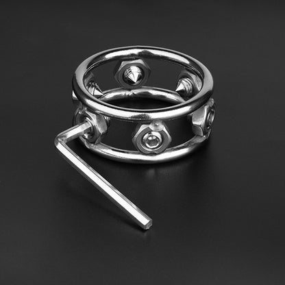 Spiked Cockring with tools