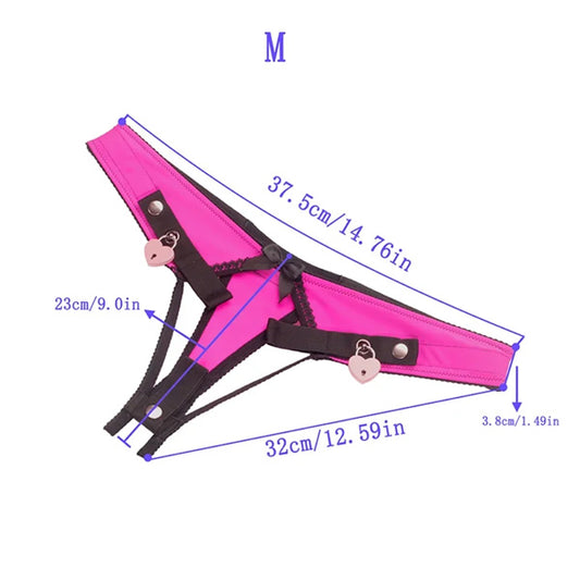 Zeds Production Fufu Chastity Fantasy Panties - Pink
