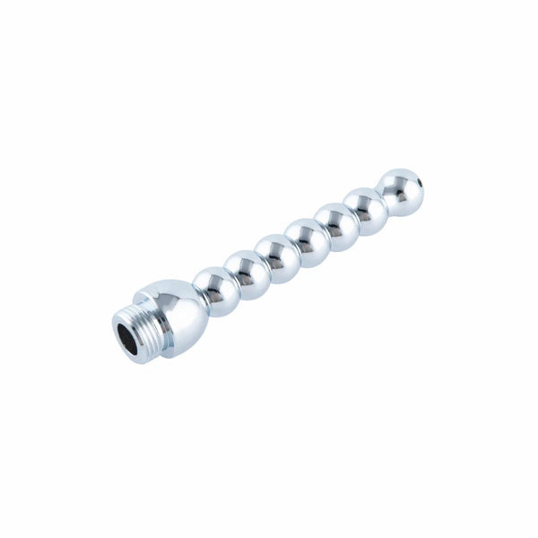 Beads Douche Head fitting with spherical ends on a white background