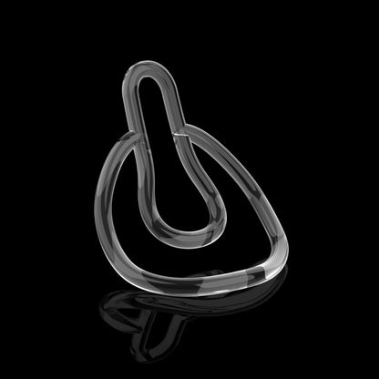 Clear FuFuClip V4 on a black background
