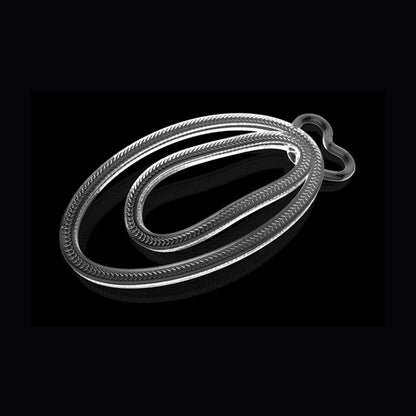FuFuClip Sissy Chastity Lock clear top view