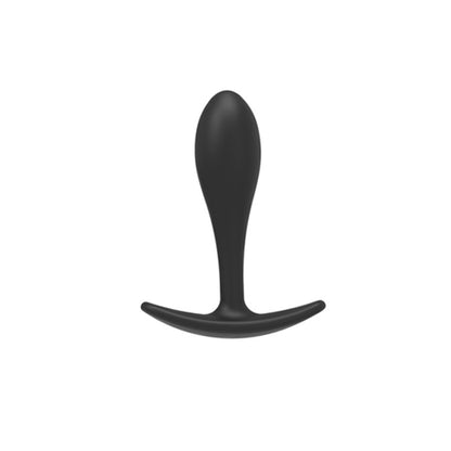 Black Anal Plug on a white background
