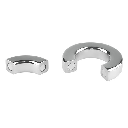 Magnetic Stainless Steel Ball Stretcher MS01 in open condition on a white background