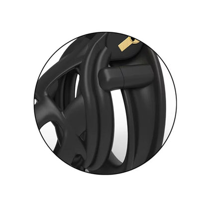 chastity cage cobra 6 micro close up view