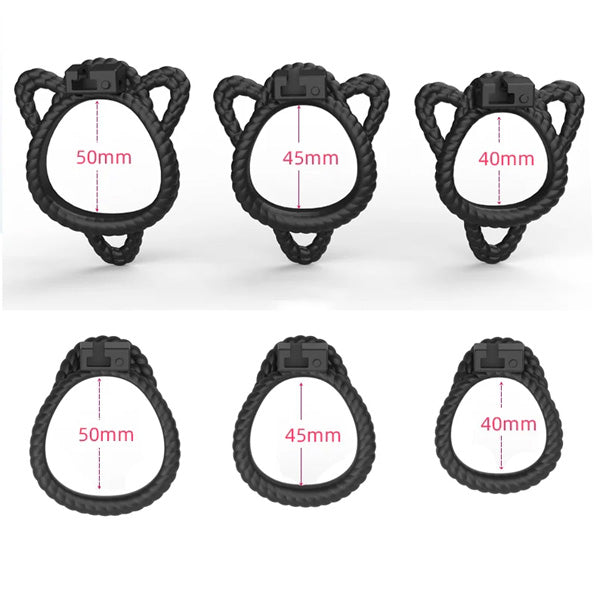 Chastity Cage D11 Rope Knot