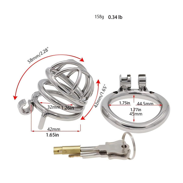 Stainless Steel Chastity Cage S81