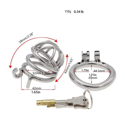 Stainless Steel Chastity Cage S81