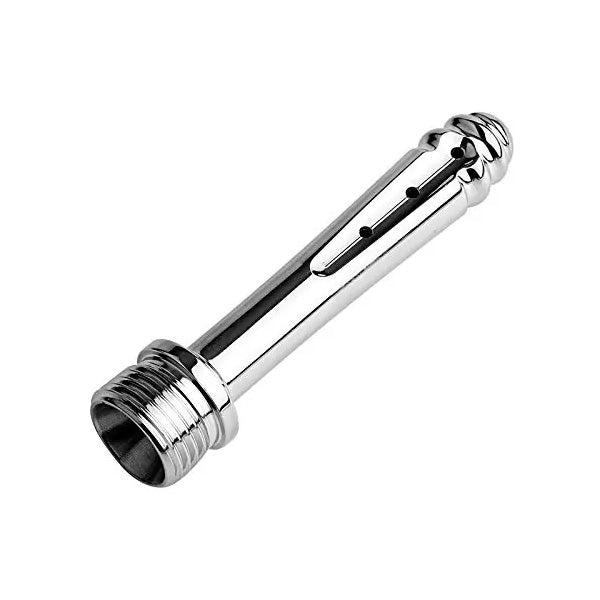 Metallic Enema Shower Head on a white background